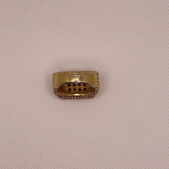 💛 Vintage 18k HGE CZ Statement Ring - Picture 3 of 7